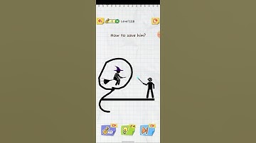 Draw 2 Save Stickman Puzzle Level 128: How to save him