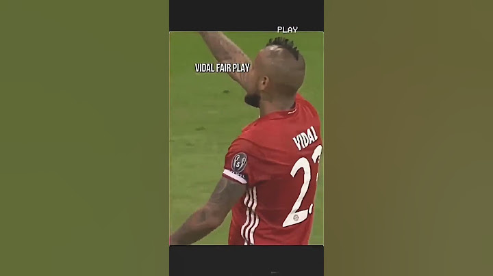 Vidal vs Real Madrid  unfair penalty😌