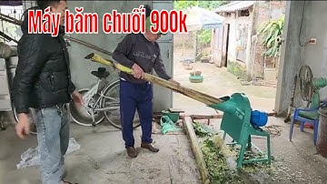 Tổng hợp các loại máy băm chuối