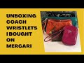 Unboxing My Pre Loved Coach Wristlets I bought on Mercari #coach #mercari #mercarireseller