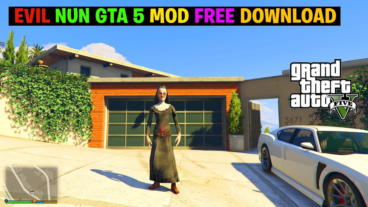 How to install evil nun mod in gta 5 free addon ped download g5mods