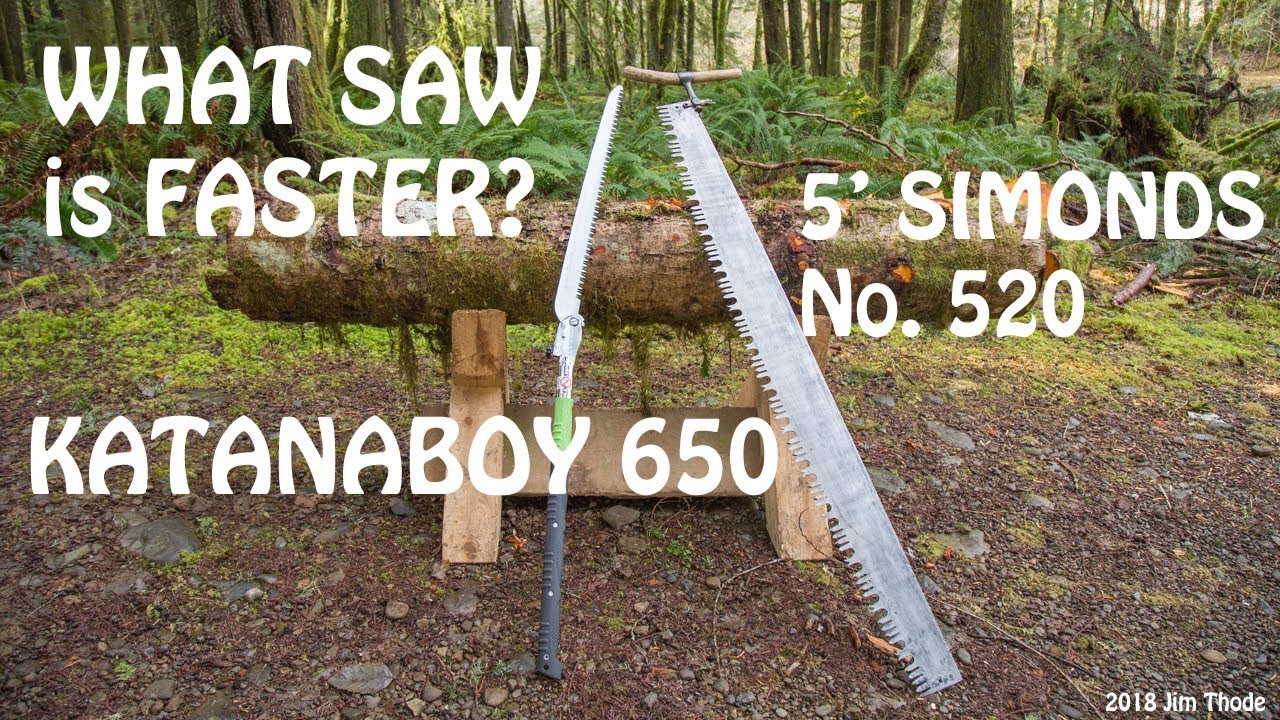 Katanaboy 650 - Crosscut Saw Speed Test