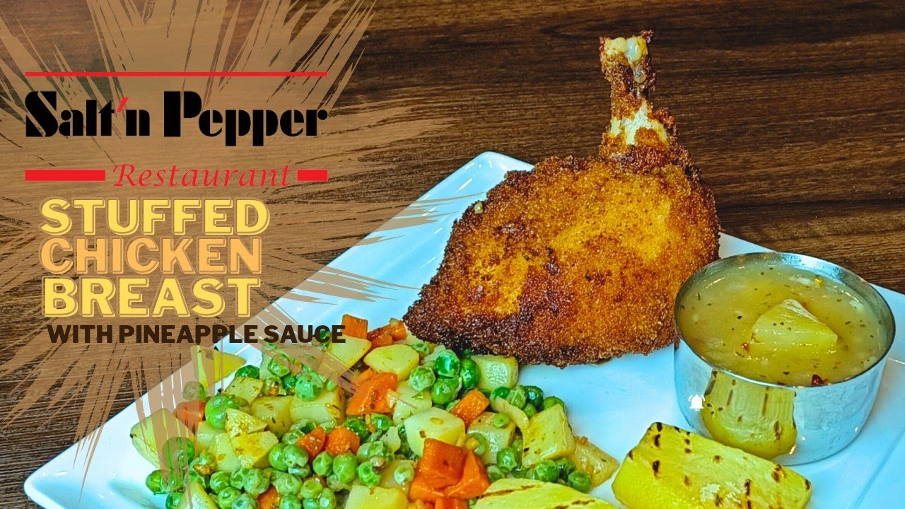 Stuffed Chicken Breast Recipe | Famous Salt 'n' Pepper Restaurant Style | Easy Homemade Copycat