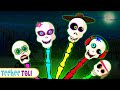 Daddy Skeleton Finger Family Song + Spooky Scary Nursery Rhymes By Teehee Town