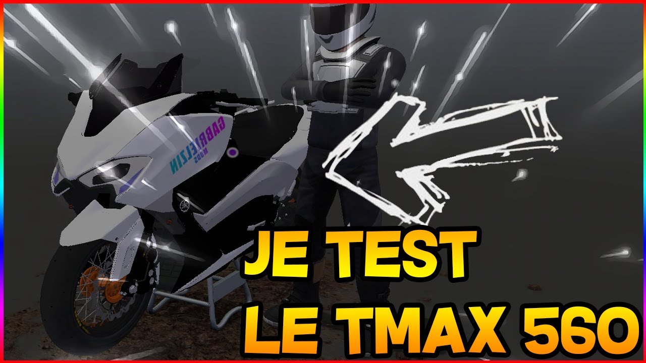 JE TEST LE T-MAX 560 SUR MX BIKES!!!!