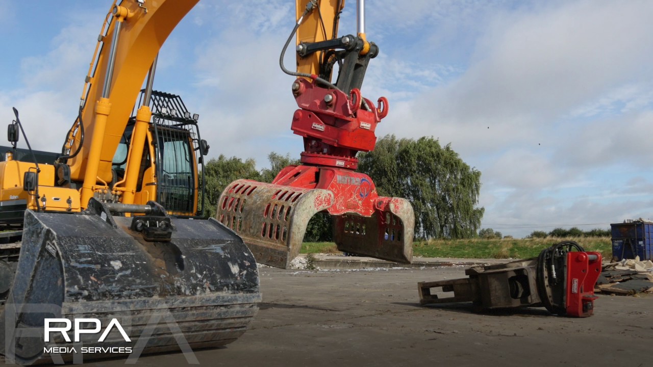 Lehnhoff Variolock quick coupler in action