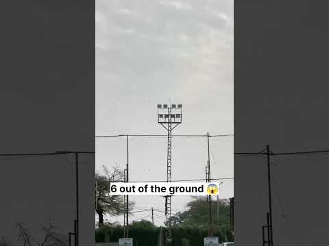 6 out of the ground 😱🤯 #cricket #cricketlover #shorts #six #ytshorts