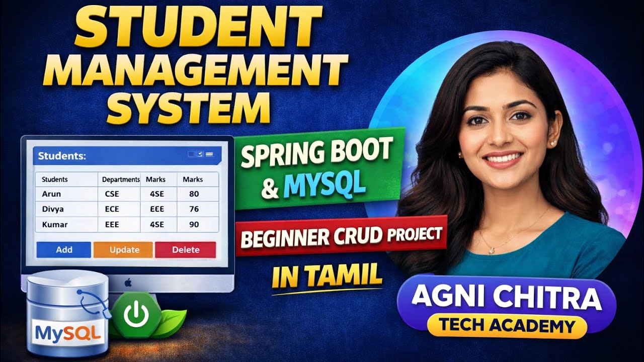 Student Management System Using Spring Boot & MySQL | Beginner friendly ...