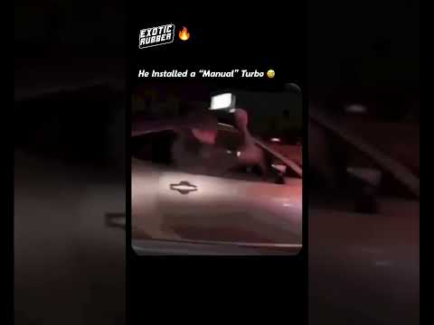 He Installed a Manual Turbo