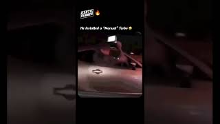He Installed a Manual Turbo