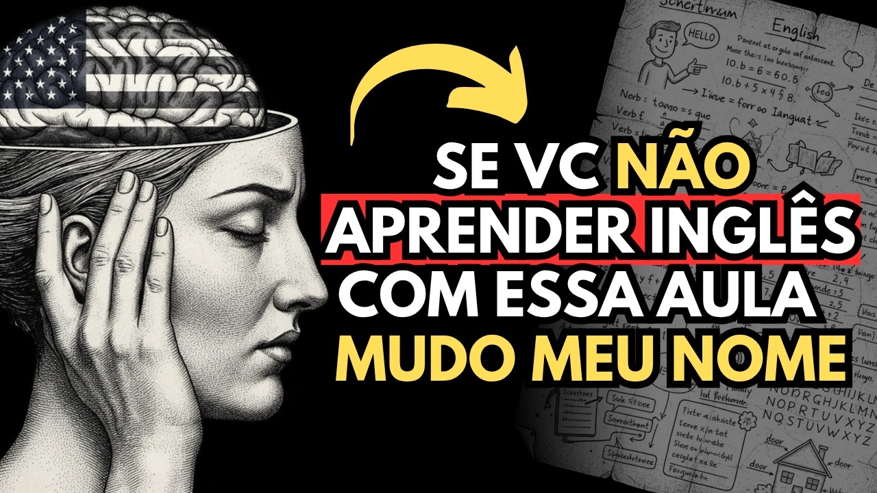 🤯 Me dê SÓ 38 minutos, e vou te ensinar a PENSAR em INGLÊS! AULA COMPLETA [INICIANTE]