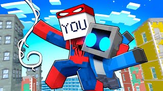 You are Secretly SPIDER-MAN in Minecraft!