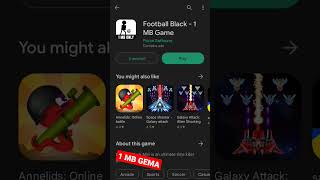 1 MB GEMA | FOOTBALL ⚽ BLACK -1 #football #shorts screenshot 5