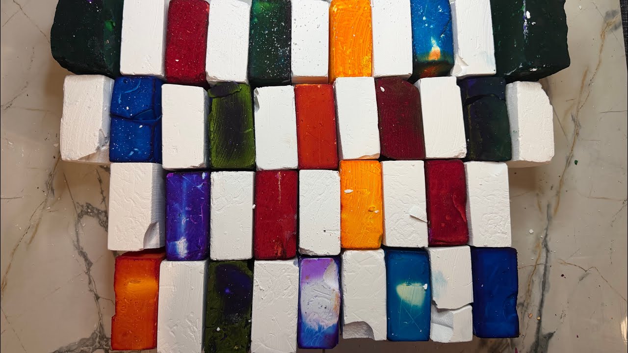 40 blocks for 4k🎉🎉🎉| Gym Chalk | ASMR 