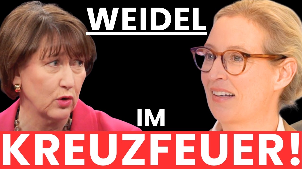 🔥 JETZT WIRD ES ERNST Weidel zerlegt Miosga Runde | Studio unter Druck