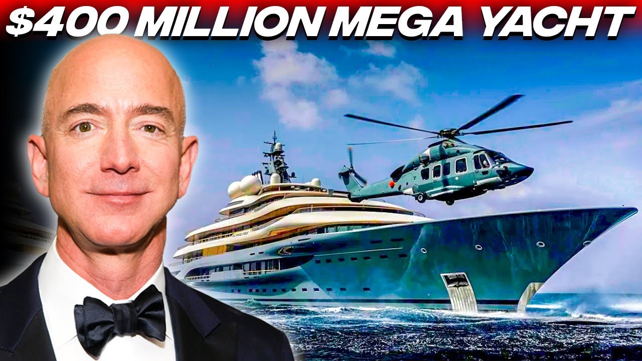 Inside Jeff Bezos New $400 Million Mega Yacht | FLYING FOX