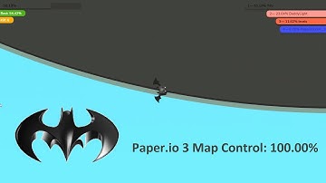 Paper.io 3 Map Control: 100.00% [The Master]