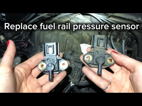 Fuel Rail Pressure Sensor replacement 2005-2007 Mustang - YouTube