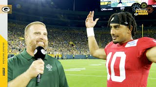 On field interviews | 2024 Packers Family Night