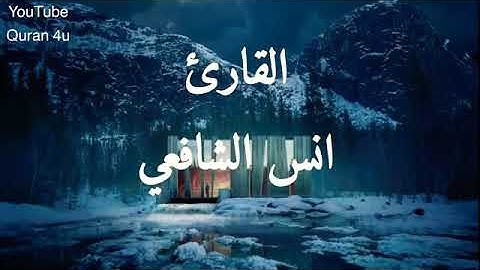 تلاوة خاشعه من القاري انس الشافعي راحه نفسيه تاخذك الي مكان بعيد