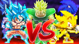 DBS movie Broly vs Goku and Sonic part 3