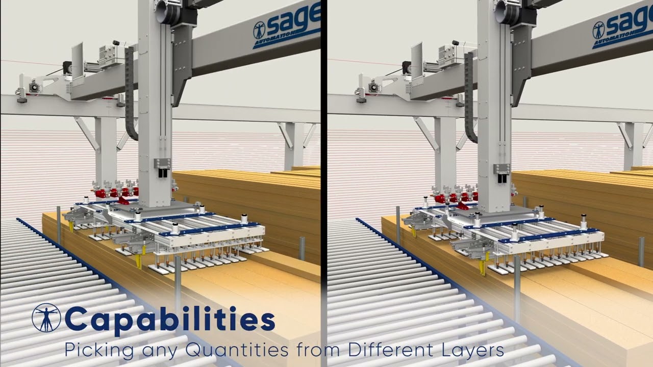 Sage Gantry System - Lumber Handling Robot