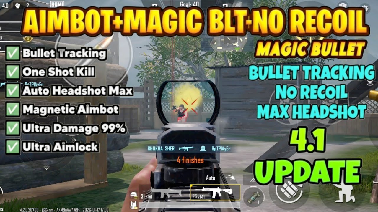 BGMI MAGIC BULLET CONFIG 4.2 | BGMI NO RECOIL CONFIG 4.2 | BGMI 4.2 NO RECOIL OBB | BGMI NO RECOIL