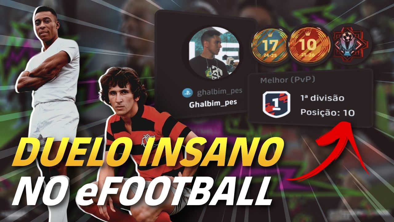 Enfrentei o PRO Ghalbim na Liga eFootball 😤