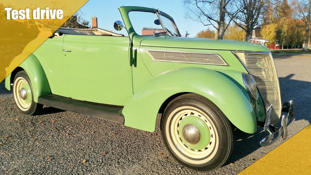 16550 - Ford Model 78 Club Cabriolet V8 — 1937 - YouTube