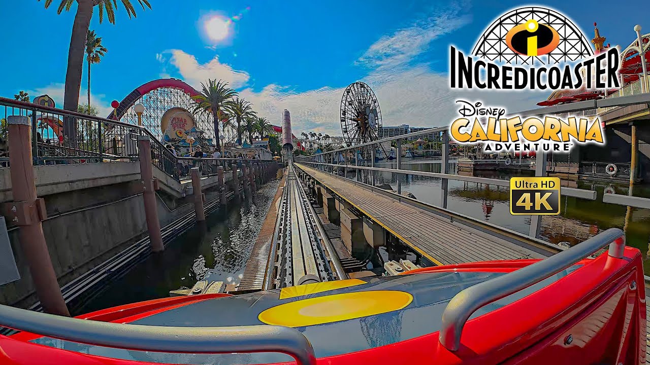 Incredicoaster On Ride Front Seat 4K POV Disney California Adventure 2025 09 22