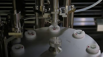 Prefilled syringe filling and stoppering machine : Hutem model HFS-300