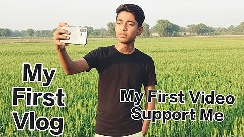 My First vlog 😍 please support me 🥰 my first video 📷 #vlog 