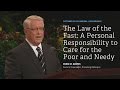 Highlight: The Law of the Fast: A Personal Responsibility to Care for the Poor and Needy