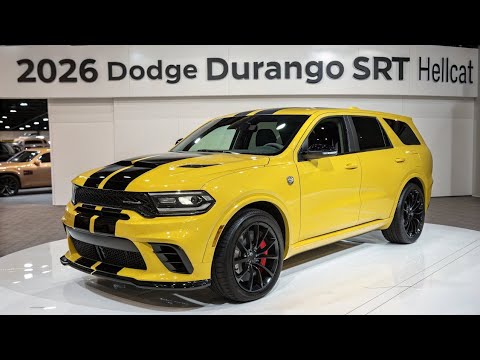 2026 Dodge Durango SRT Hellcat Finally Launched! Ultimate Muscle SUV ...