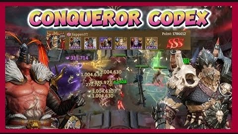 Conqueror Codex | No Ardea, Magda, Uredin, Cerberus | SSS RUN | Watcher of Realms.