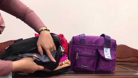 Túi xách, túi đeo chéo nữ vải dù chống thấm nước cao cấp size 29cm