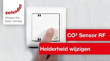 Helderheid LEDs aanpassen op de CO2 sensor? | Zehnder Group Nederland