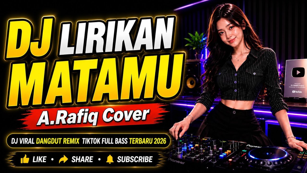 🎧 DJ LIRIKAN MATAMU – A.Rafiq Cover -  Dangdut Remix Viral TikTok Full Bass Terbaru 2026