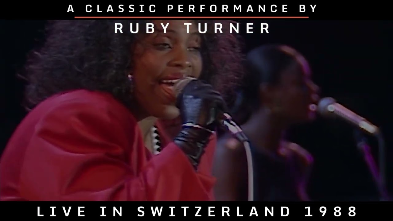 Ruby Turner's "Live In Switzerland '88" available on all streaming platforms NOW!