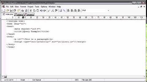 jQuery Tutorial   5   Inline External Scripting