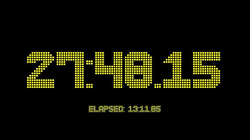 41 minutes and 0 seconds countdown timer with 2 fractional digits accuracy