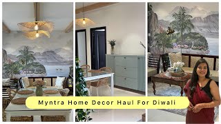 Myntra Home Decor Haul Diwali Sale | Home Decorating Ideas For Festival | Affordable Items