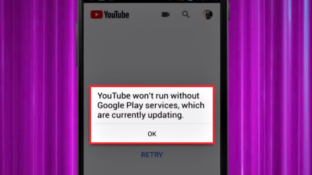 How To Fix Youtube Wont Run Without Google Play Services Which Are