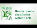 How to Count a Specific Text within a Text