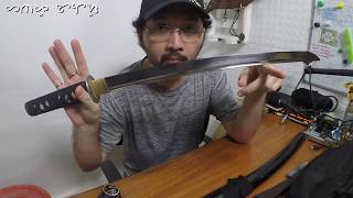 I Won A Sword From Geishas Blade Raijin Wakizashi