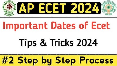 AP ECET 2024 Exam Dates | Ecet exam full details | best tips and tricks | bsd telugu tech