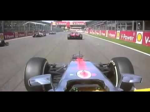 F1 2012 Belgium Spa Start Crash Onboard