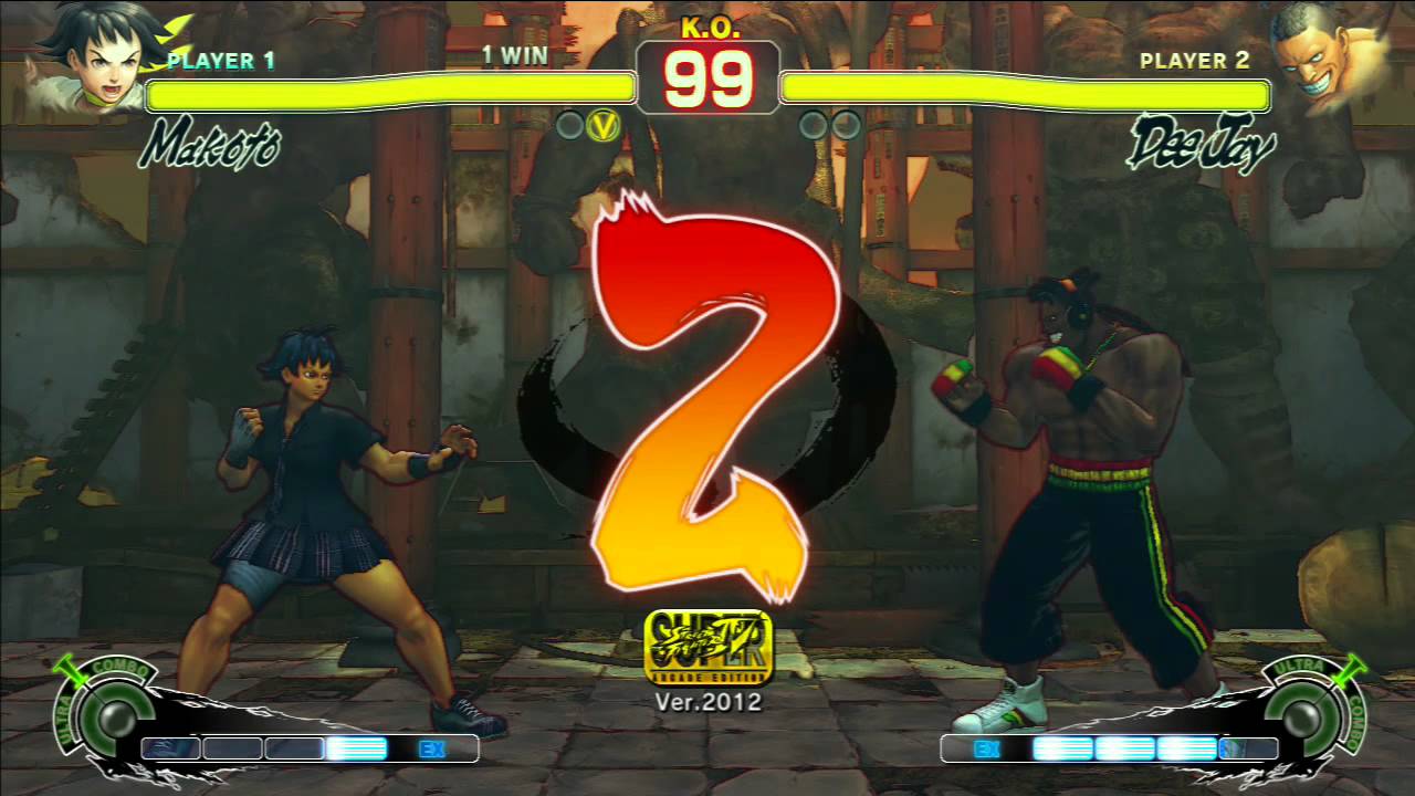 Stunfest bugstation ssfiv AE ver2012 MoeBeck (Makoto) VS ZoreuB3(Dee,jay)07.avi