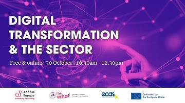 Digital Transformation & the Sector (30 October 2024)