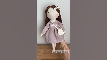 Little Doll - Handmade Sewing Project 🧵✂️🪡  Toys and payterns at https://www.SkorduliCreations.com